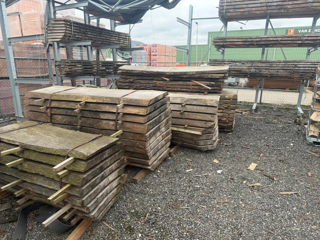 Op koper gezocht ! Diverse houtsoorten,   ( Moet weg ), Doe-het-zelf en Verbouw, Hout en Planken, Ophalen, Gebruikt, Eiken, 200 tot 250 cm