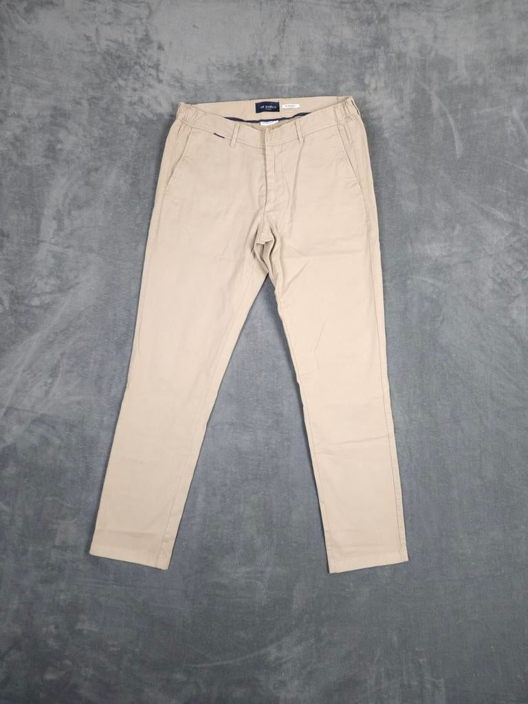 Mr Marvis Broek The Coolerdays W33 L30 Baristas Chino Beige, Maat 48/50 (M), ., Beige, Ophalen of Verzenden