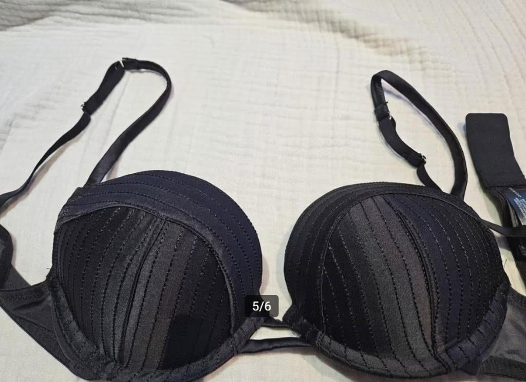 Nieuwe primark elegante push-up bra bh zwart 75A, Atmosphere, Verzenden, Zwart, BH