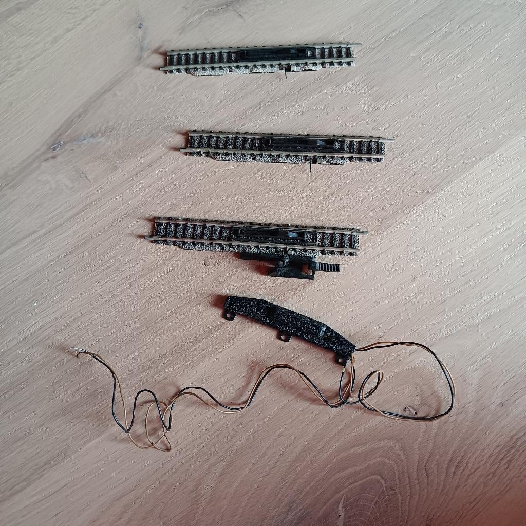 Ontkoppeling platen, N-spoor, Fleischmann, Hobby en Vrije tijd, Modeltreinen | N-Spoor, Gelijkstroom, Fleischmann, Rails, Ophalen of Verzenden