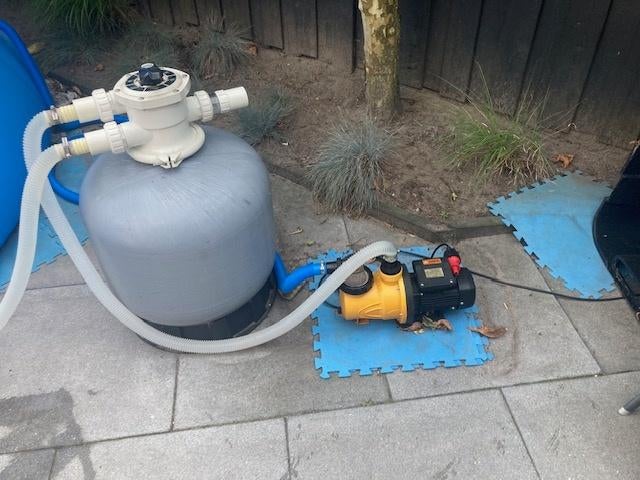 Intex zwembad, 457 x 84cm met toebehoren, alles in een koop., Ophalen, Opblaaszwembad, 80 tot 120 cm, Rond