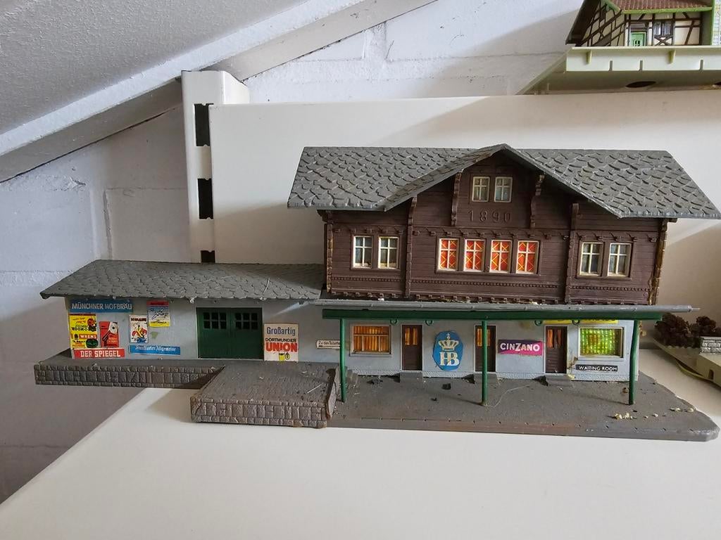 Modeltrein Ho station, Ophalen of Verzenden, Groter dan 1:32