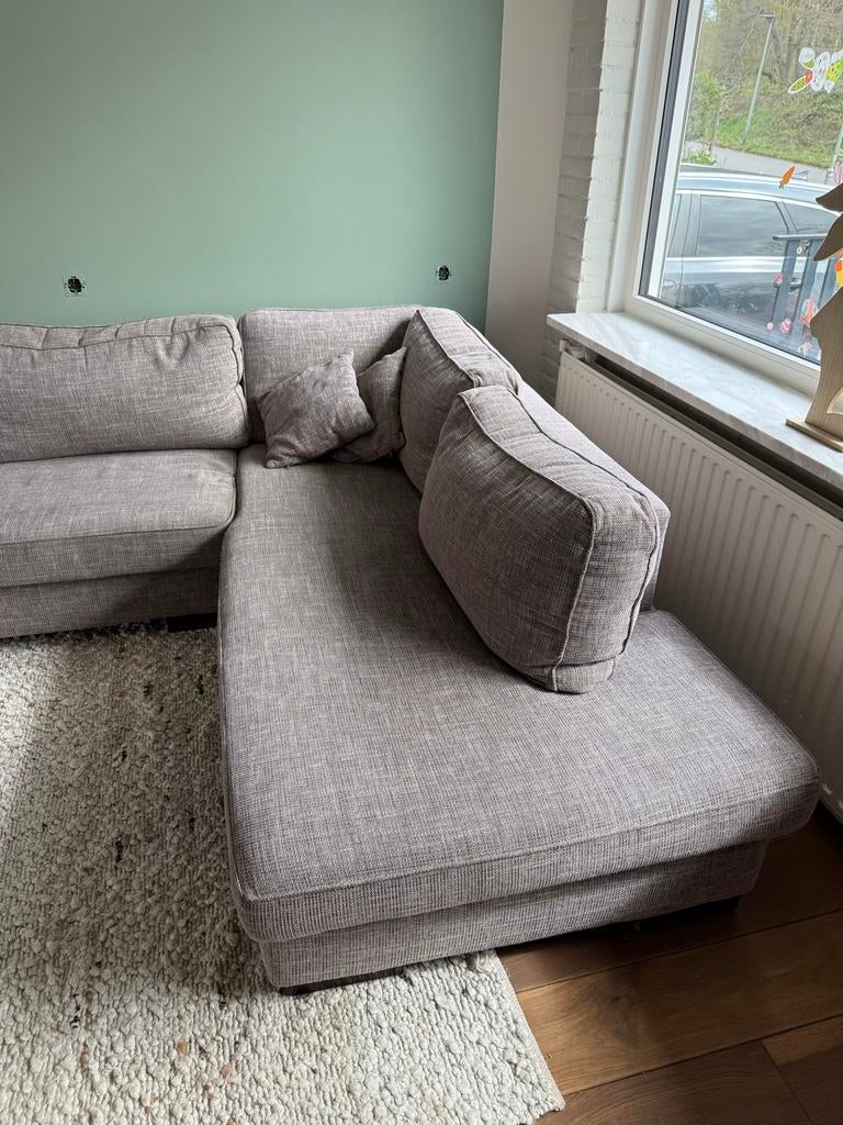 Hoekbank Goossens, Huis en Inrichting, Banken | Bankstellen, Ophalen, 250 tot 300 cm, Gebruikt, 100 tot 125 cm