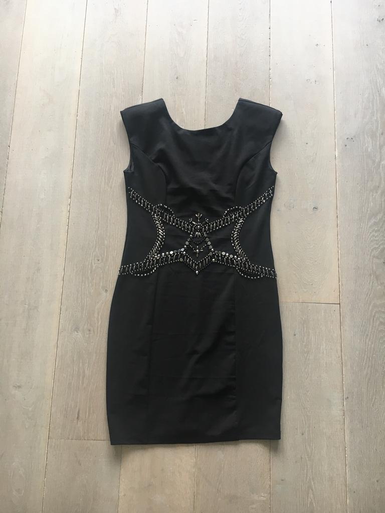 Kim & Co. cocktail jurkje maat XL, Zwart, Maat 46/48 (XL) of groter, Ophalen of Verzenden, Zo goed als nieuw