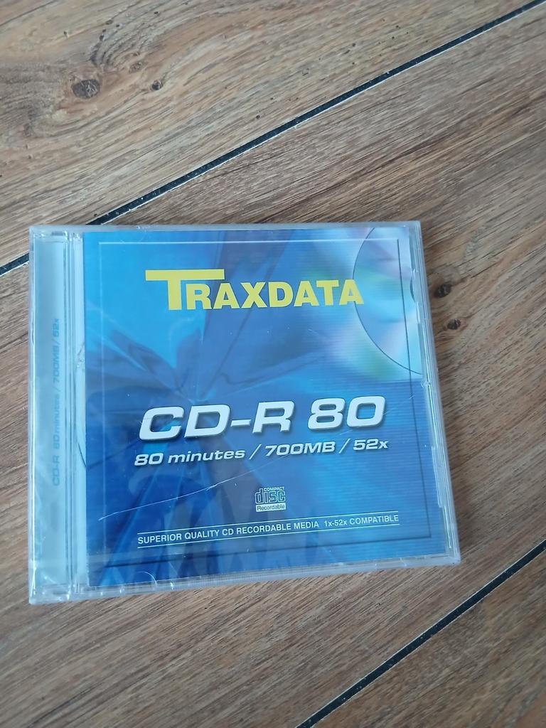 Traxdata CD-R 80 minuten / 700MB / 52x, Ophalen of Verzenden, Nieuw, Cd, Traxdata