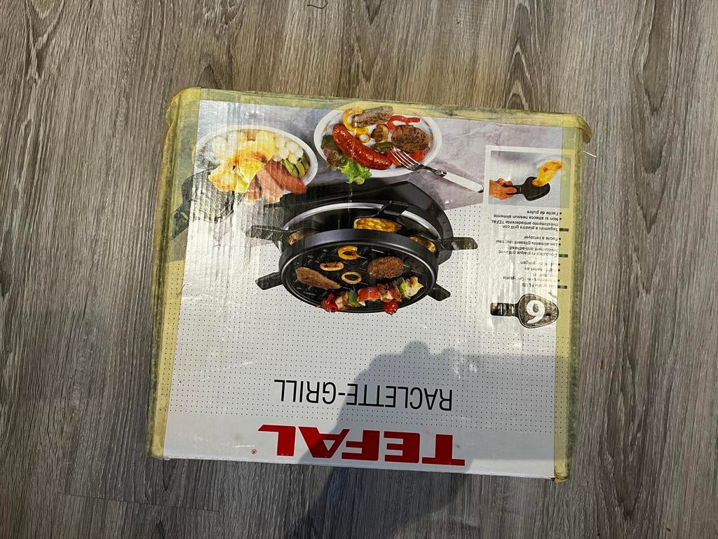 Tefal Gourmetstel / Raclette-Grill, Ophalen of Verzenden, Gebruikt, 4 t/m 7 personen