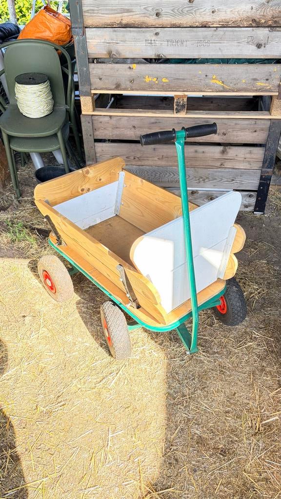Houten bolderkar met afneembare schotten, Caravans en Kamperen, Ophalen of Verzenden, Gebruikt
