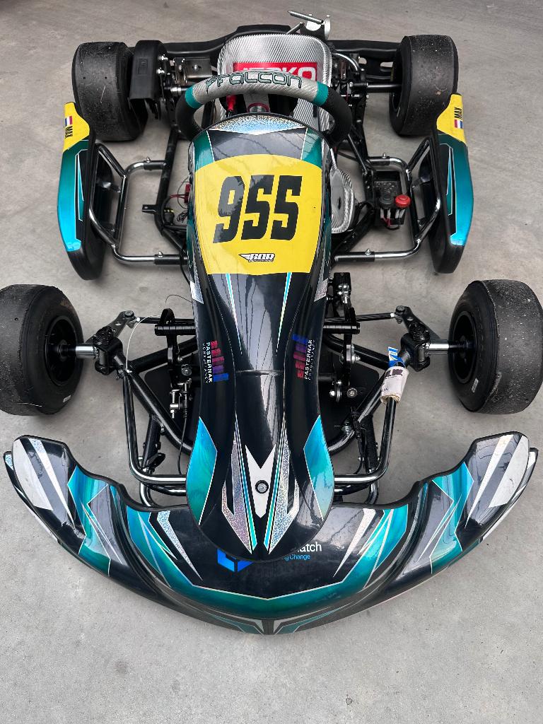 Falcon (parolin) mini kart (5-12 jaar), Sport en Fitness, Karting, Ophalen, Gebruikt, Kart