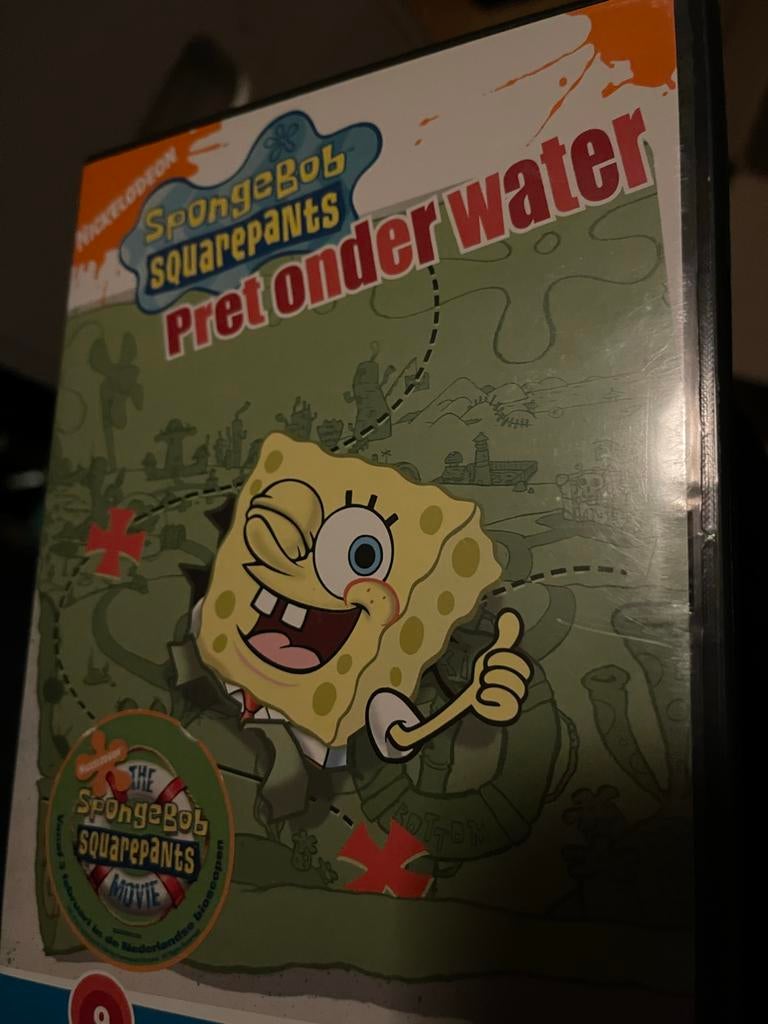 SpongeBob SquarePants: Pret onder water DVD, Gebruikt, Alle leeftijden, Ophalen of Verzenden, Komedie