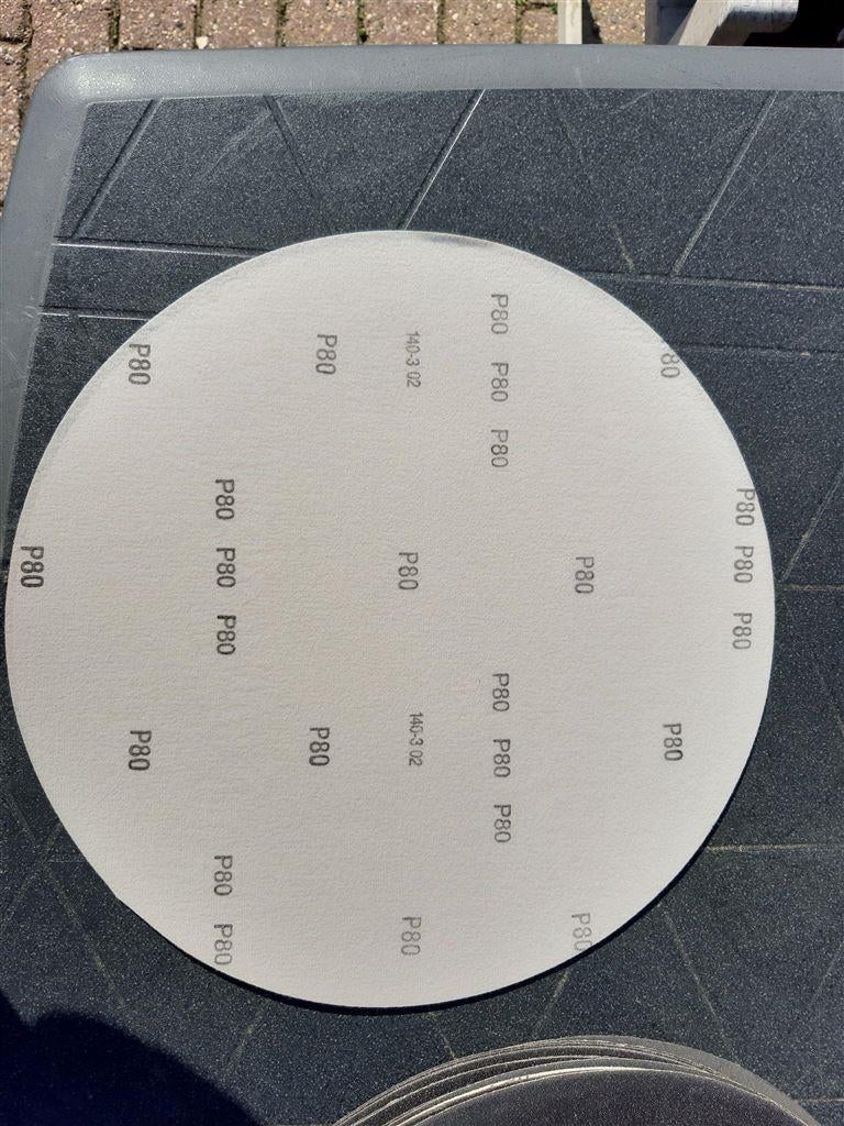 P80 waterproof schuur schijf 380mm zwart met klitteband, Ophalen of Verzenden, Nieuw, 1200 watt of meer, Overige typen