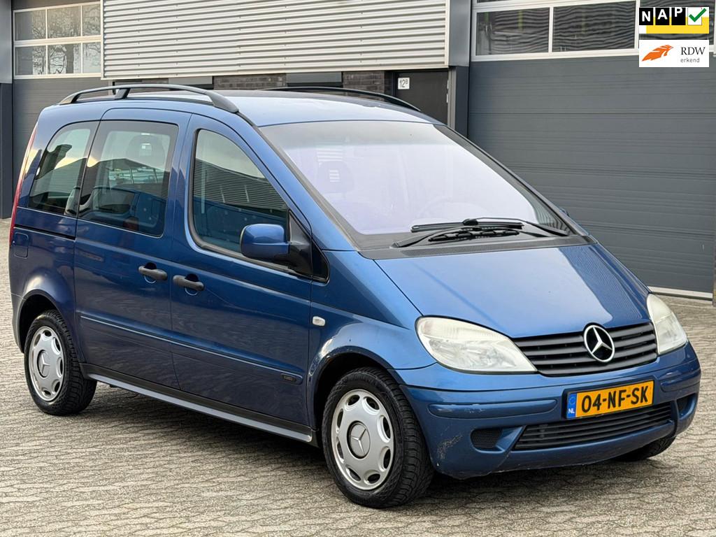 Mercedes-Benz Vaneo 1.6 Ambiente AIRCO TREKHAAK APK 12-2026, Stof, Gebruikt, 4 cilinders, Blauw