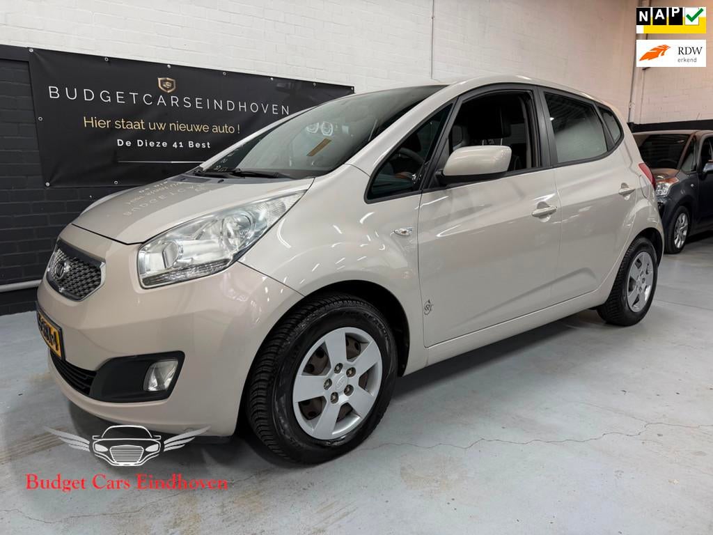 Kia Venga 1.4 CVVT Seven Navi/NAP/Airco/APK 05-2027!, Voorwielaandrijving, Euro 5, Stof, Gebruikt
