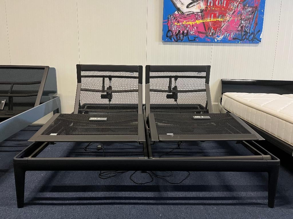 Elektrische Auping Essential (180x200cm)., Ophalen, Verstelbaar, Blauw, Auping Essential