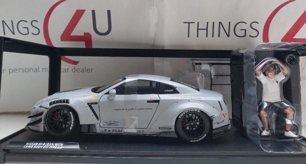 Solido 1:18 Nissan GT-R (R35) LBWK Bodykit Type 2.0 2024, Hobby en Vrije tijd, Modelauto's | 1:18, Ophalen of Verzenden, Nieuw