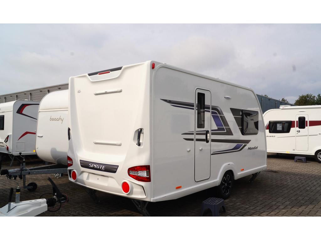 Sprite Mondial 420 SE Voorjaarsdeal!!!, Caravans en Kamperen, Overige typen, Standaardzit, Tot en met 2, Bedrijf