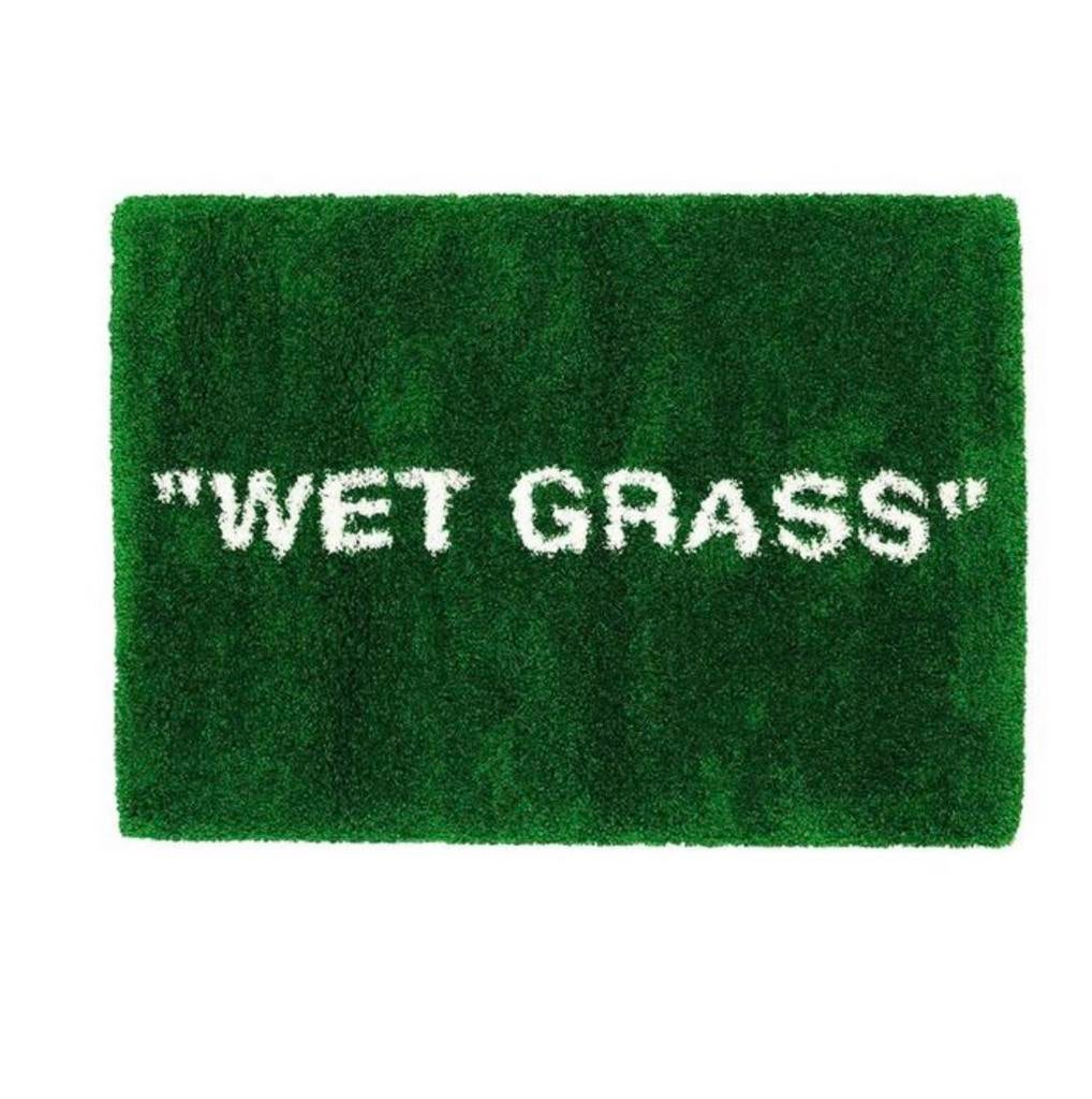 Ikea X Virgil Abloh "Wet Grass" vloerkleed geseald, Huis en Inrichting, Stoffering | Tapijten en Kleden, 100 tot 150 cm, Nieuw
