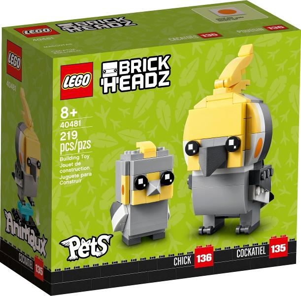 Lego Brickheadz Pets 40481 Cockatiel & Chick (NIEUW), BrickHeadz, Lego, Ophalen of Verzenden, Complete set