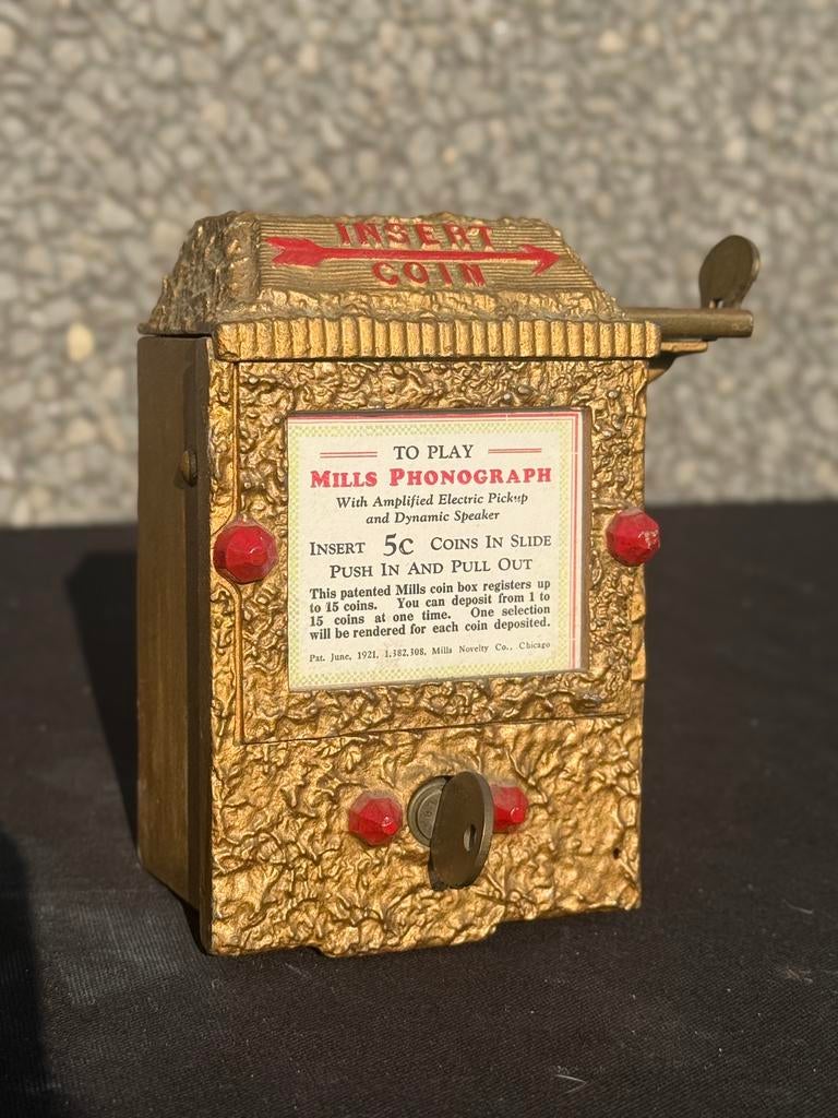 WALLBOX: gold nugget prewar non selective wallbox, Usa, Zo goed als nieuw, Ojc, Onbekend