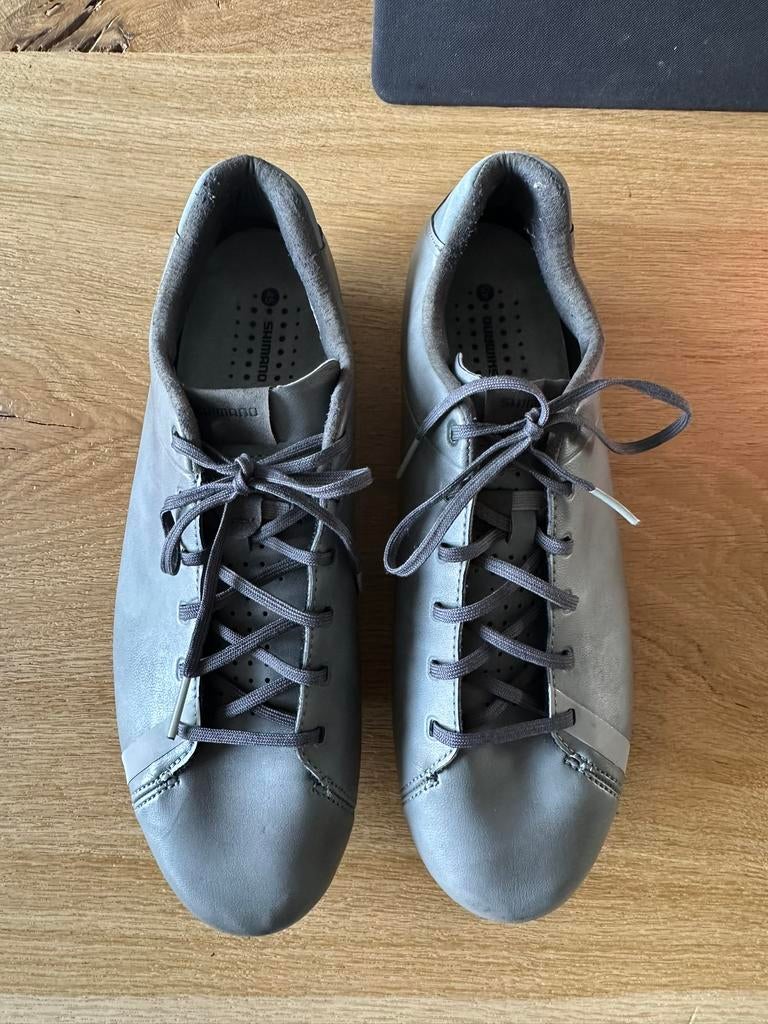 Fietsschoen shimano SH - RT400 grijs veter maat 45 SPD, Gebruikt, Heren, Schoenen, Overige maten