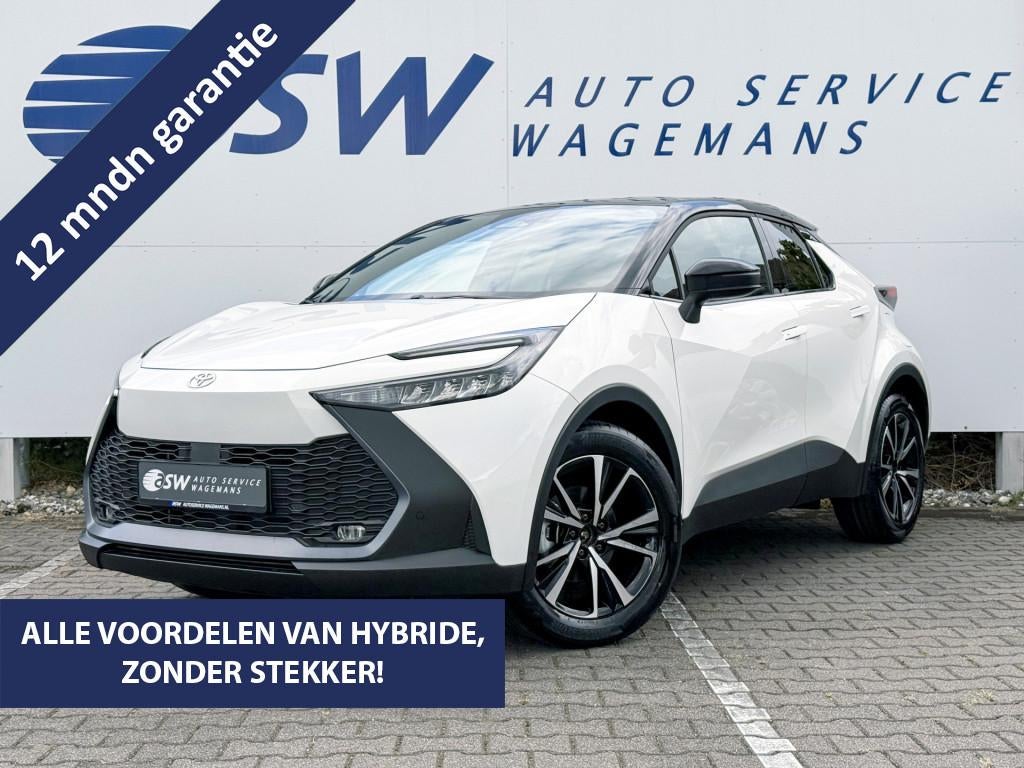 Toyota C-HR 2.0 Hybrid 200 Dynamic Bi-Tone | ZONDER STEKKER!, Stof, 4 cilinders, Met garantie (alle), Wit