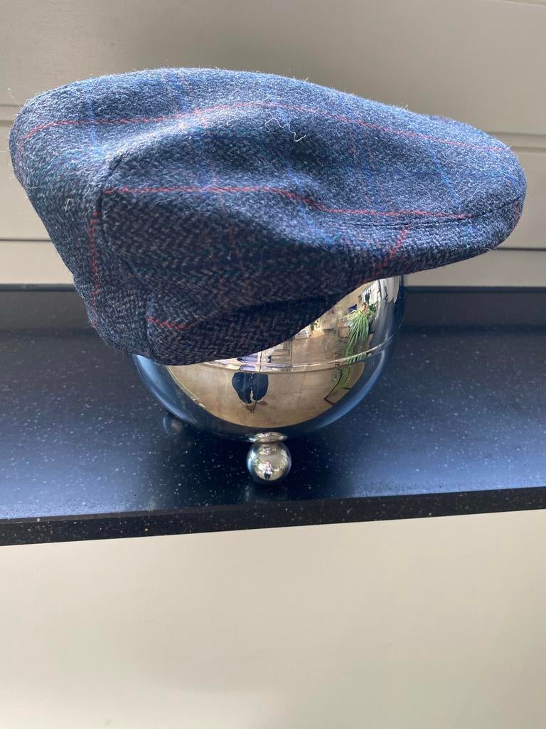 Flat cap van wol en kasjmier - Maat 57, Kleding | Heren, Hoeden en Petten, Zo goed als nieuw, Pet, Ophalen of Verzenden