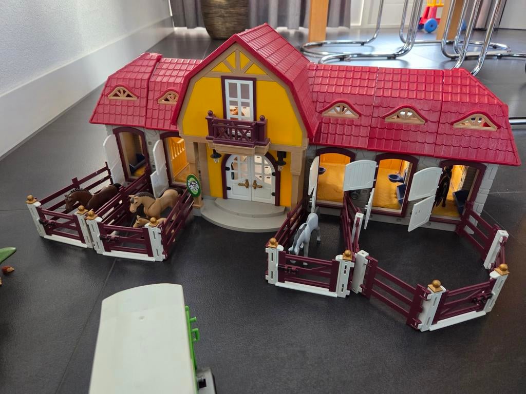 Playmobil grote paardenranch, Ophalen of Verzenden, Zo goed als nieuw