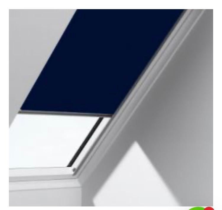 3 Velux rolgordijnen, ook per stuk te koop, Blauw, 100 tot 150 cm, Zo goed als nieuw, 50 tot 100 cm