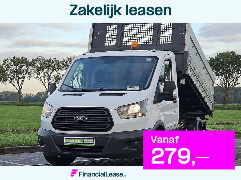 FORD TRANSIT 2.0 3-zijdige kipper nap, Gebruikt, Wit, Bedrijf, Lease