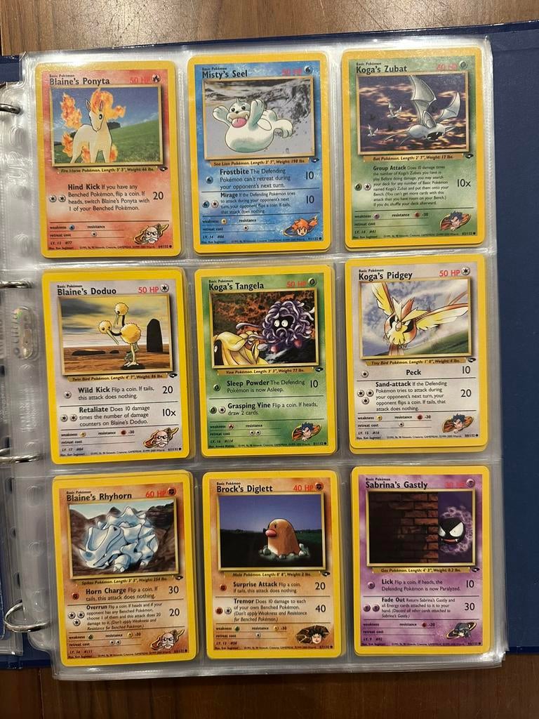 Gym Challenge Pokémon kaarten map, Ophalen of Verzenden, Zo goed als nieuw