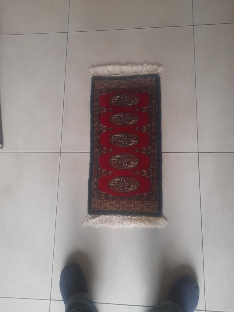 Pers, Blauw, Zo goed als nieuw, Rechthoekig, 50 tot 100 cm