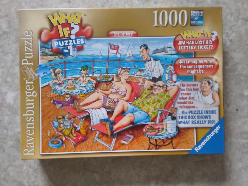 Whats if ? puzzels ( 2 voor 10 euro ), Hobby en Vrije tijd, Ophalen of Verzenden, 500 t/m 1500 stukjes, Zo goed als nieuw