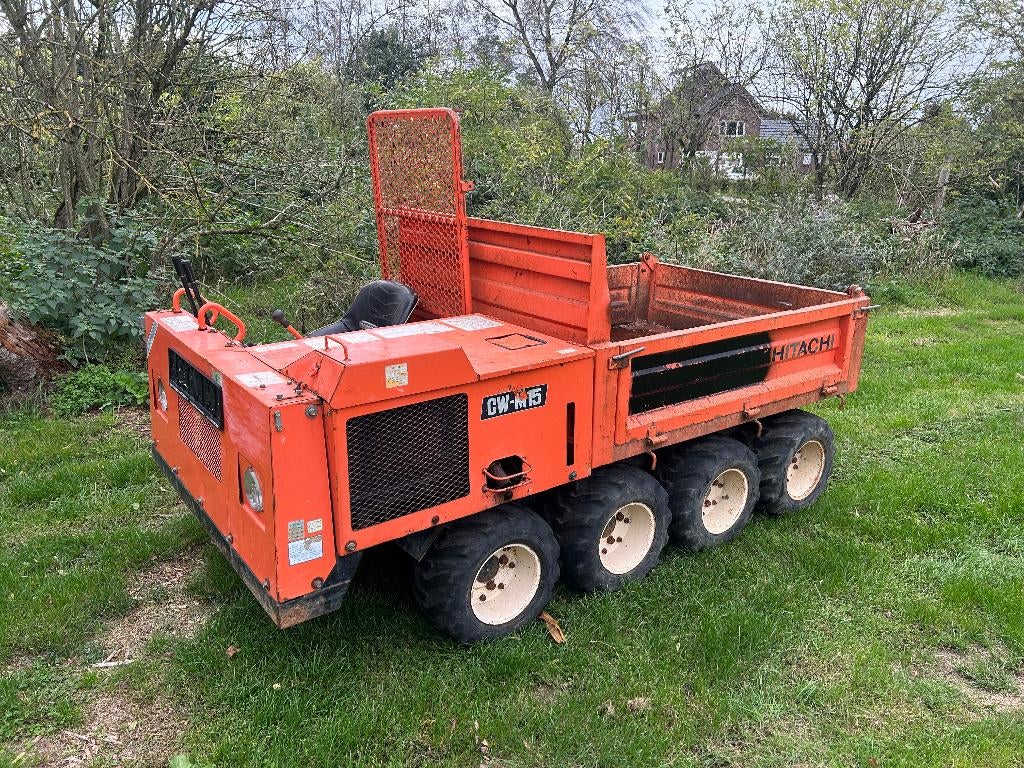 Hitachi dumper 1,5T hydr. kiepend, 8x8 , kubota motor, Ophalen, Overige typen