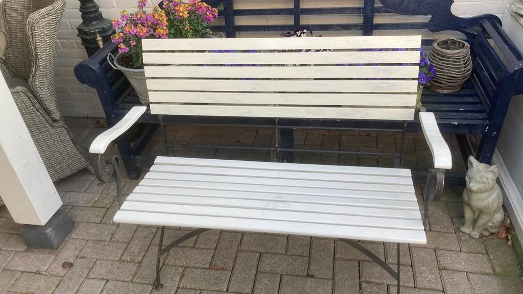 Tuinbank, Tuin en Terras, Tuinbanken, Ophalen, Zo goed als nieuw, Hout