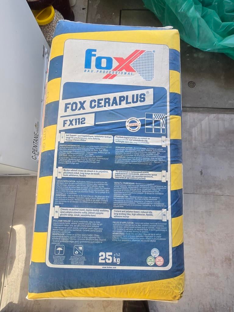 Tegellijm voor binnen, 6 zakken, Ophalen of Verzenden