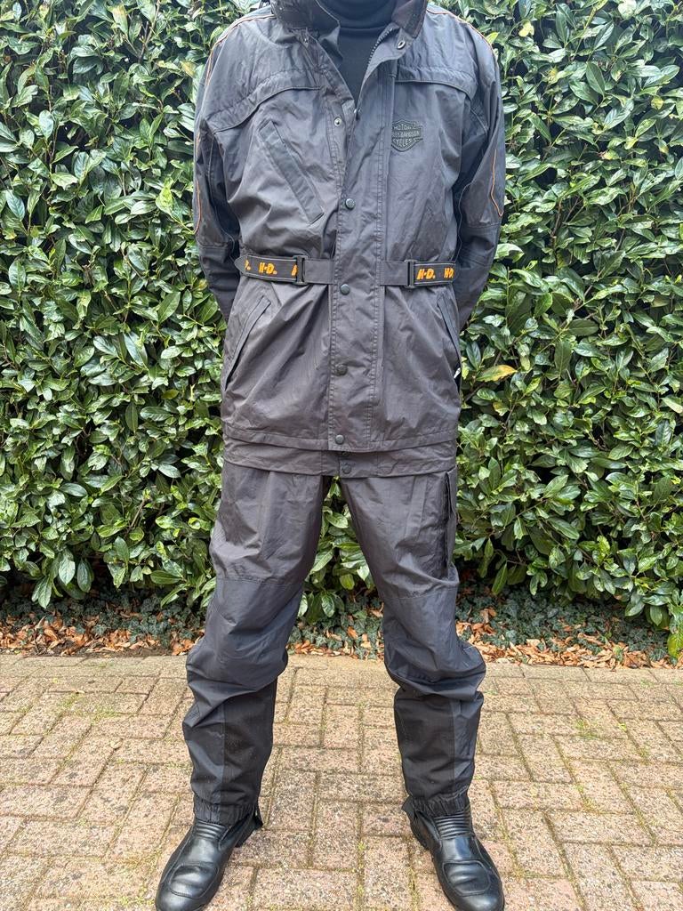 Harley-Davidson regenpak maat 54, Harley Davidson Origineel, Ophalen of Verzenden, Tweedehands, Heren