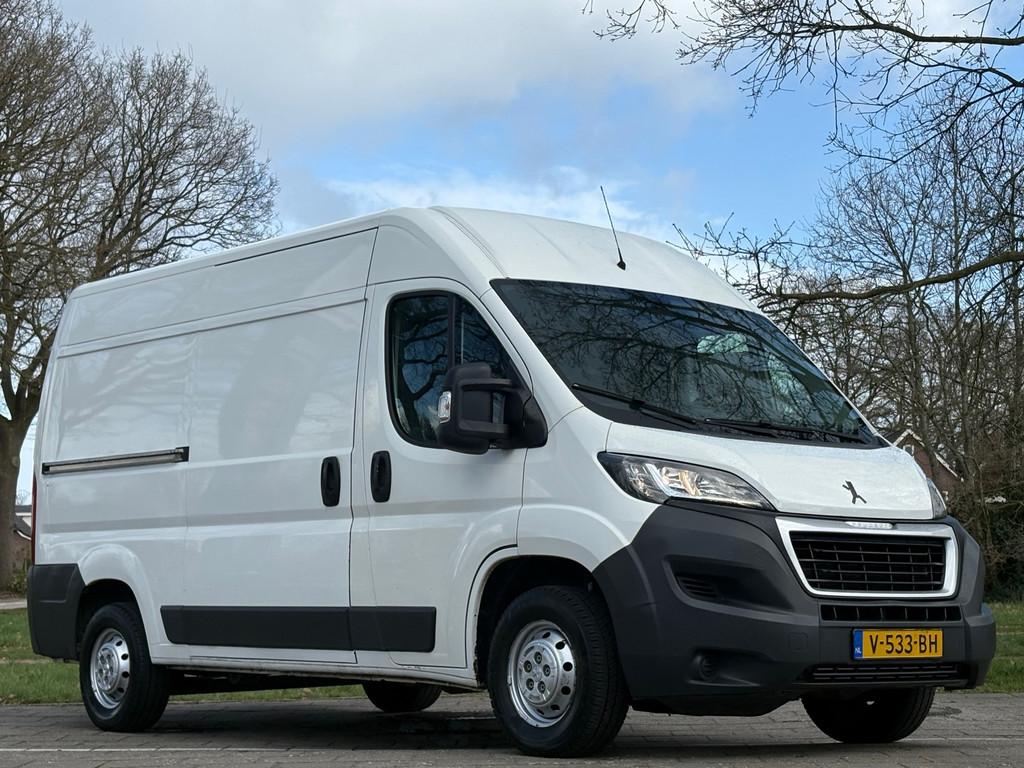 Peugeot Boxer 335 2.0 BlueHDI L2H2 Pro|EURO6|NAP|airco|cruis, Voorwielaandrijving, Stof, Gebruikt, 4 cilinders