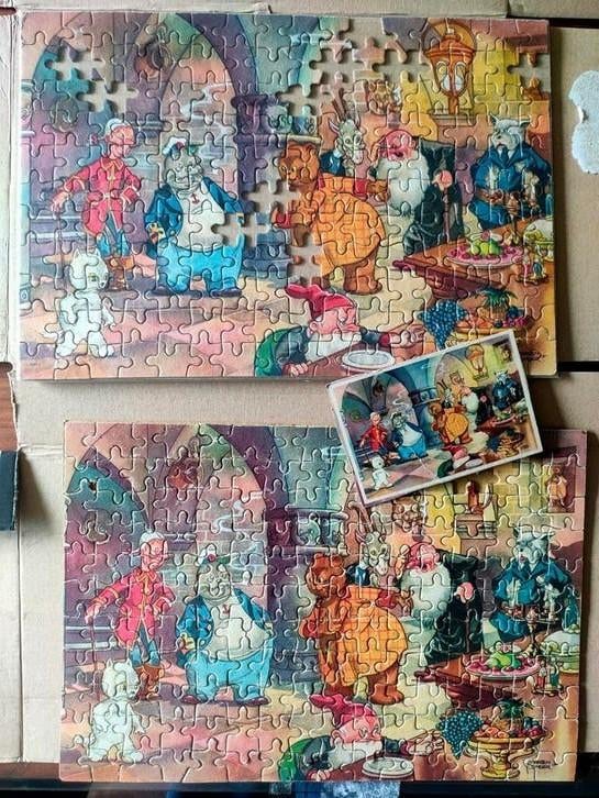 Set van 2 Marten Toonder Heer Bommel & Tom Poes Puzzels, Ophalen of Verzenden