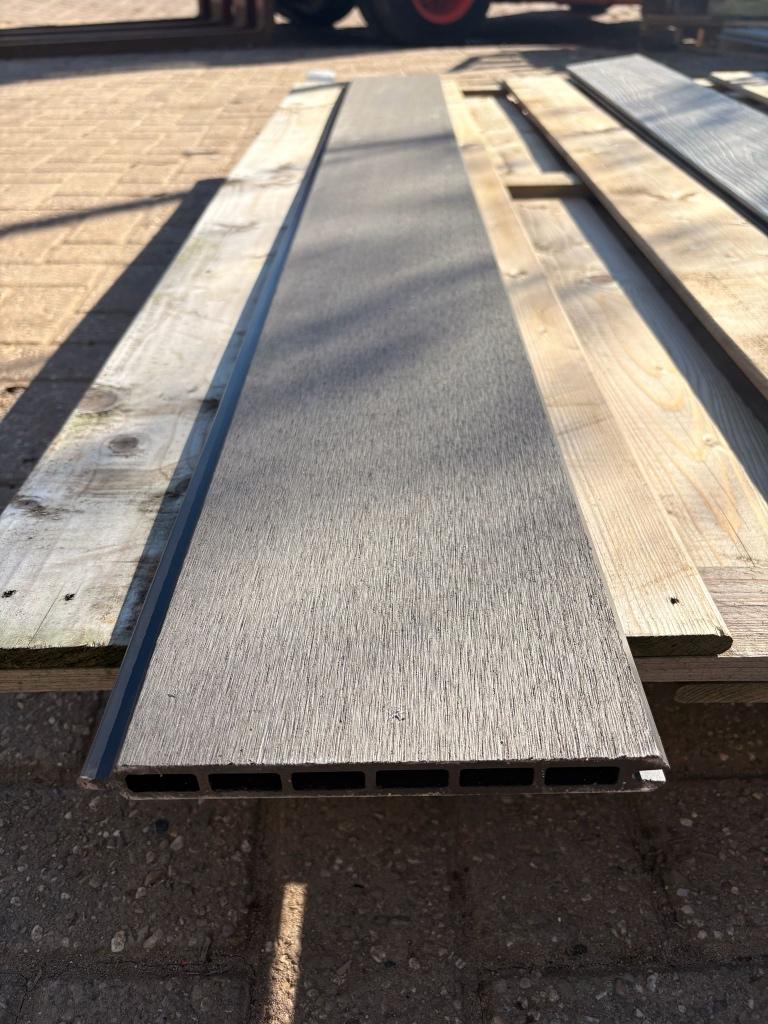 vlonderplank grijs Composiet, Ophalen, Zo goed als nieuw, Composiet