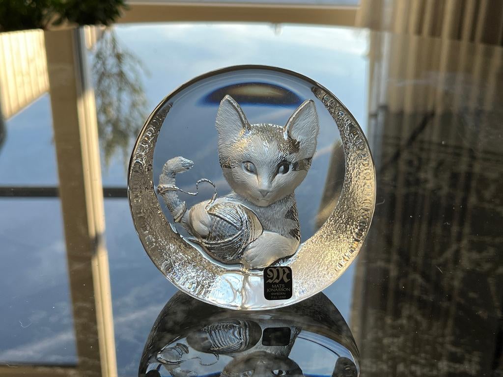 Presse-papier Mats Jonasson, Antiek en Kunst, Ophalen of Verzenden