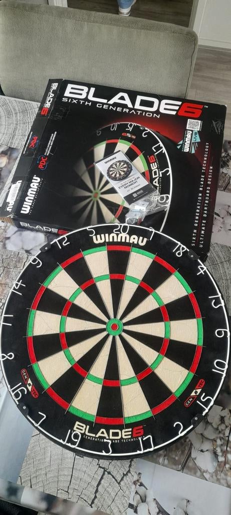 Winmau Blade 6 dartbord, Sport en Fitness, Ophalen, Nieuw, Dartbord