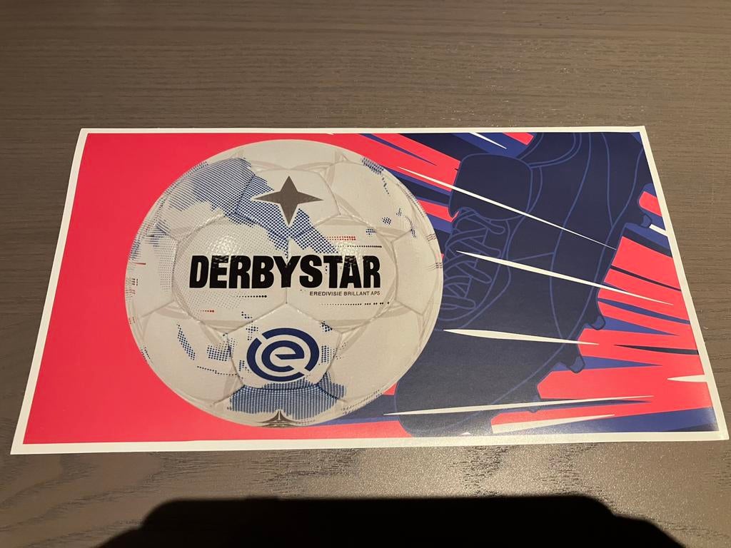 Plus XXL voetbalplaatje Derbystar., Plus, Verzenden