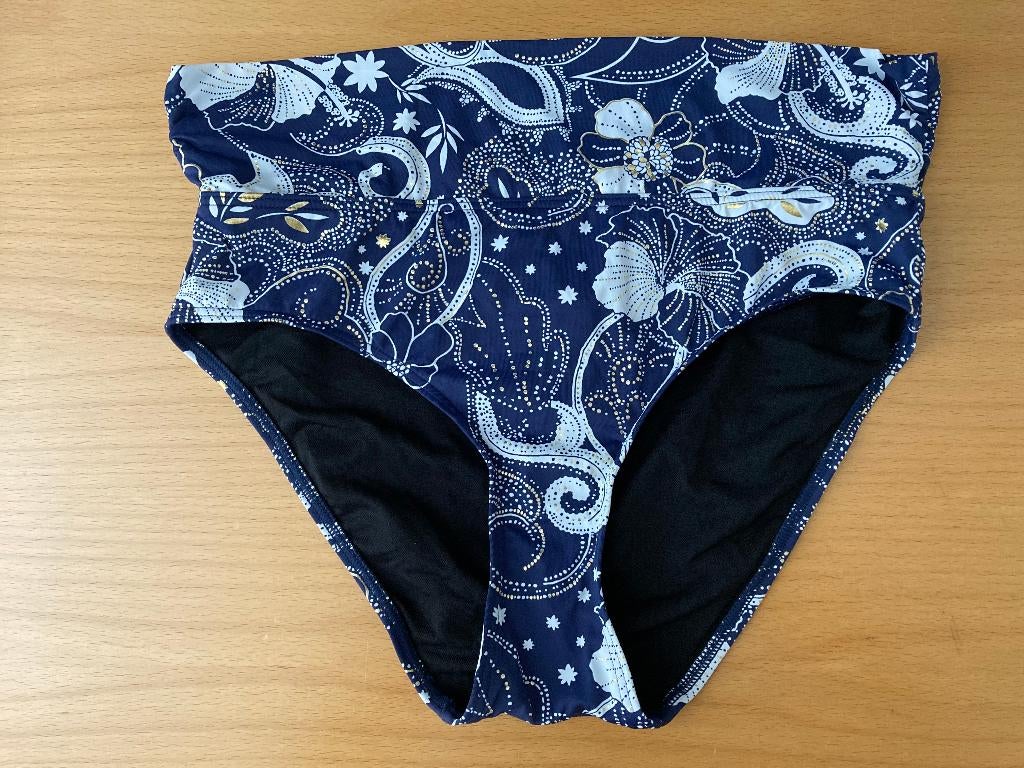 Blauw high waist tankini broekje mt 40 Mix & Match, Kleding | Dames, Badmode en Zwemkleding, Beachwave, Overige typen, Blauw, Nieuw