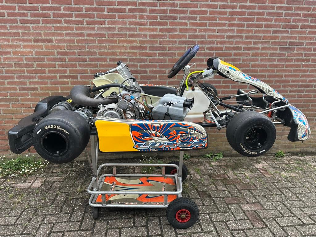 Luxor schakel kart kz2, Sport en Fitness, Karting, Ophalen, Gebruikt, Kart