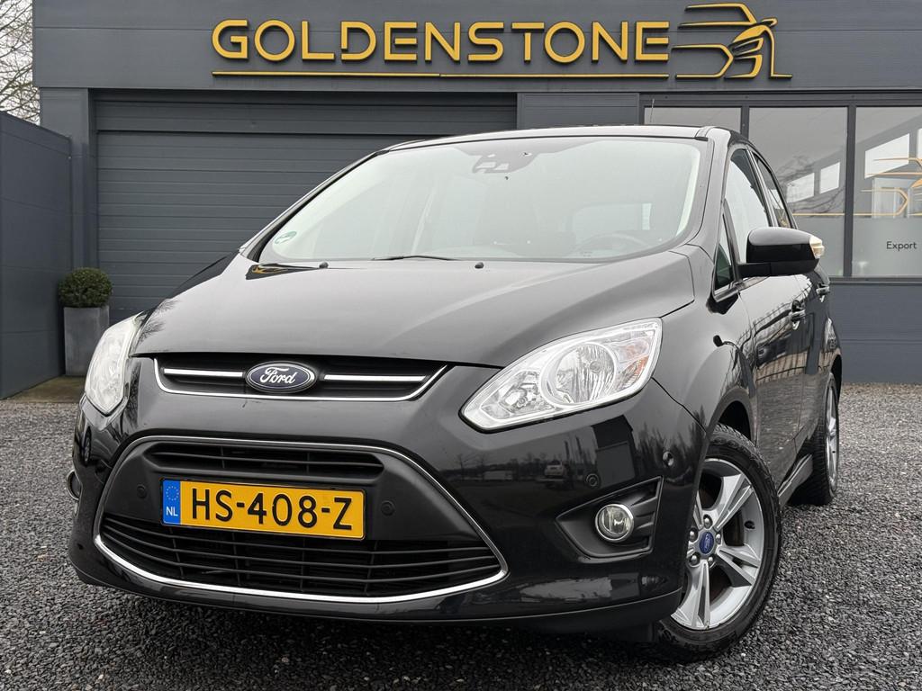 Ford C-Max 1.0 Edition 1e Eigenaar,Navi,Pdc V+A,Clima,Cruise, Voorwielaandrijving, Euro 5, Gebruikt, Zwart