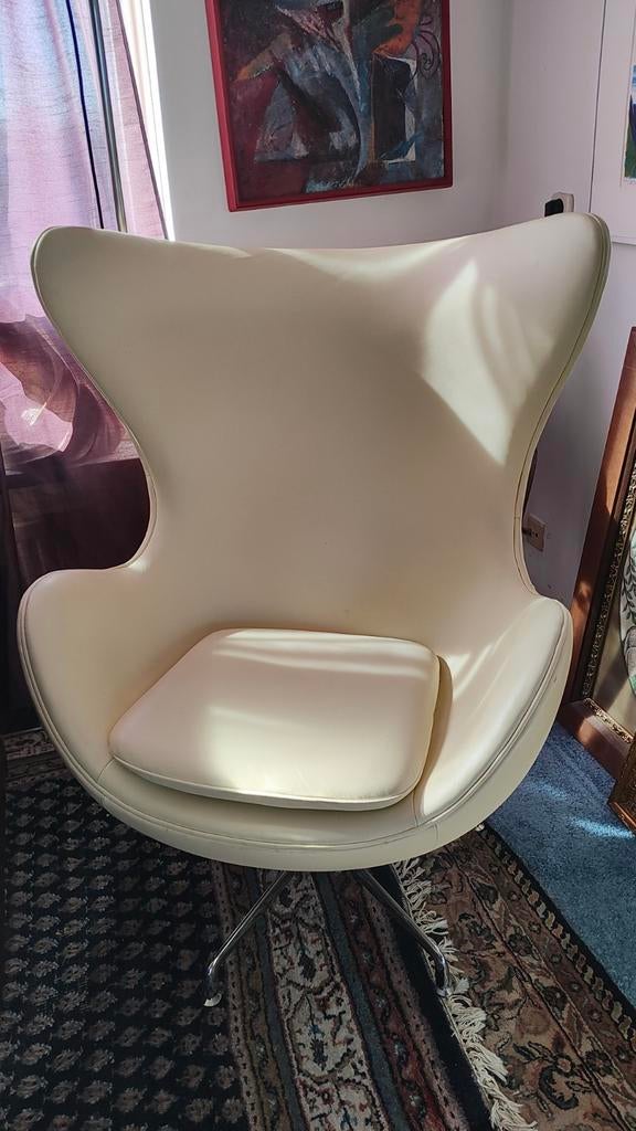 Egg Chair, design Arne Jacobsen voor Fritz Hansen, Ophalen, Gebruikt, 50 tot 75 cm