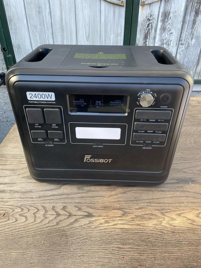 Fossibot F2400 Draagbare Powerstation 2048Wh OFFGRID, Caravans en Kamperen, Ophalen, Nieuw