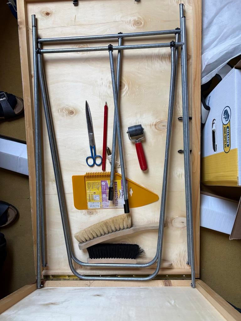 Behangtafel met complete set behanggereedschap, Ophalen, Gebruikt, Overige typen