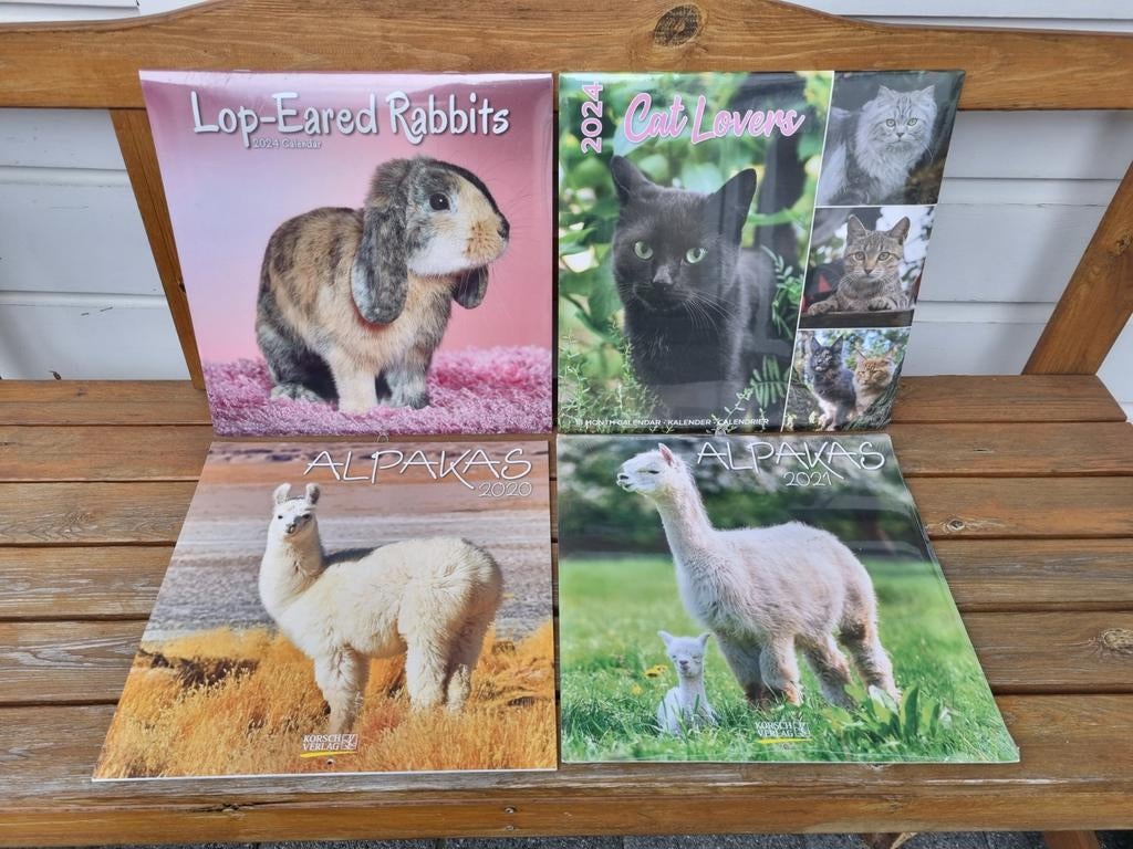 Dieren kalender 2020, 2021 en 2024, Ophalen of Verzenden, Maandkalender, Nieuw