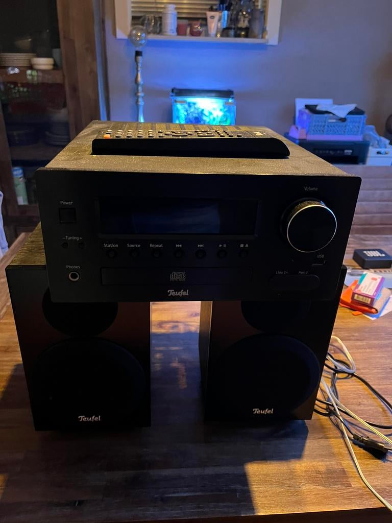 Teufel audio set, 70 watt of meer, Overige spelers, Ophalen, Overige merken