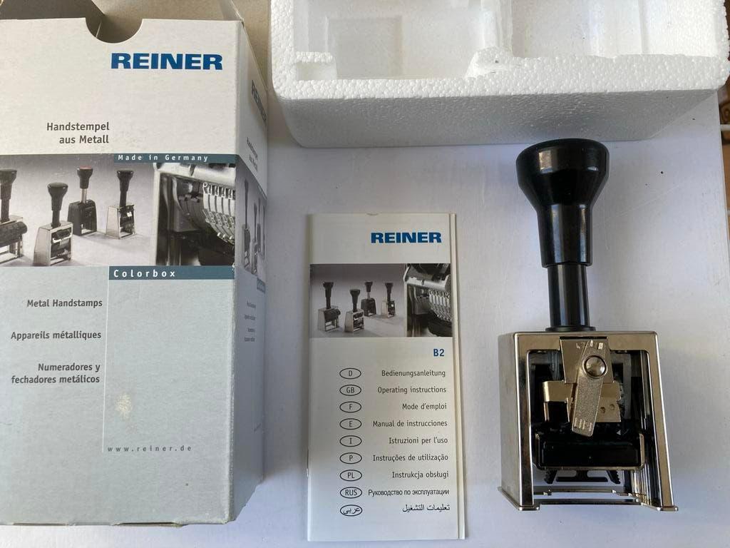 Reiner handstempel B2 - Nieuw in doos, Ophalen, Nieuw, Overige typen